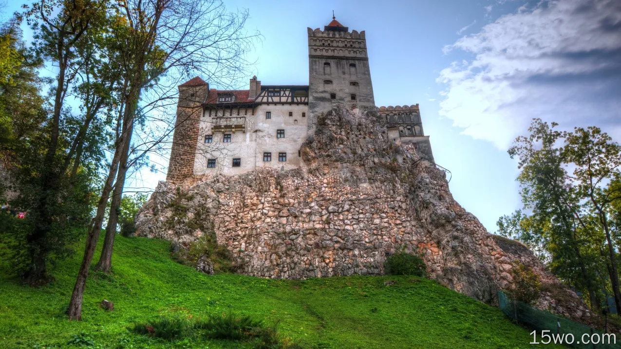 人造 Bran Castle 城堡 罗马尼亚 Transylvania 高清壁纸