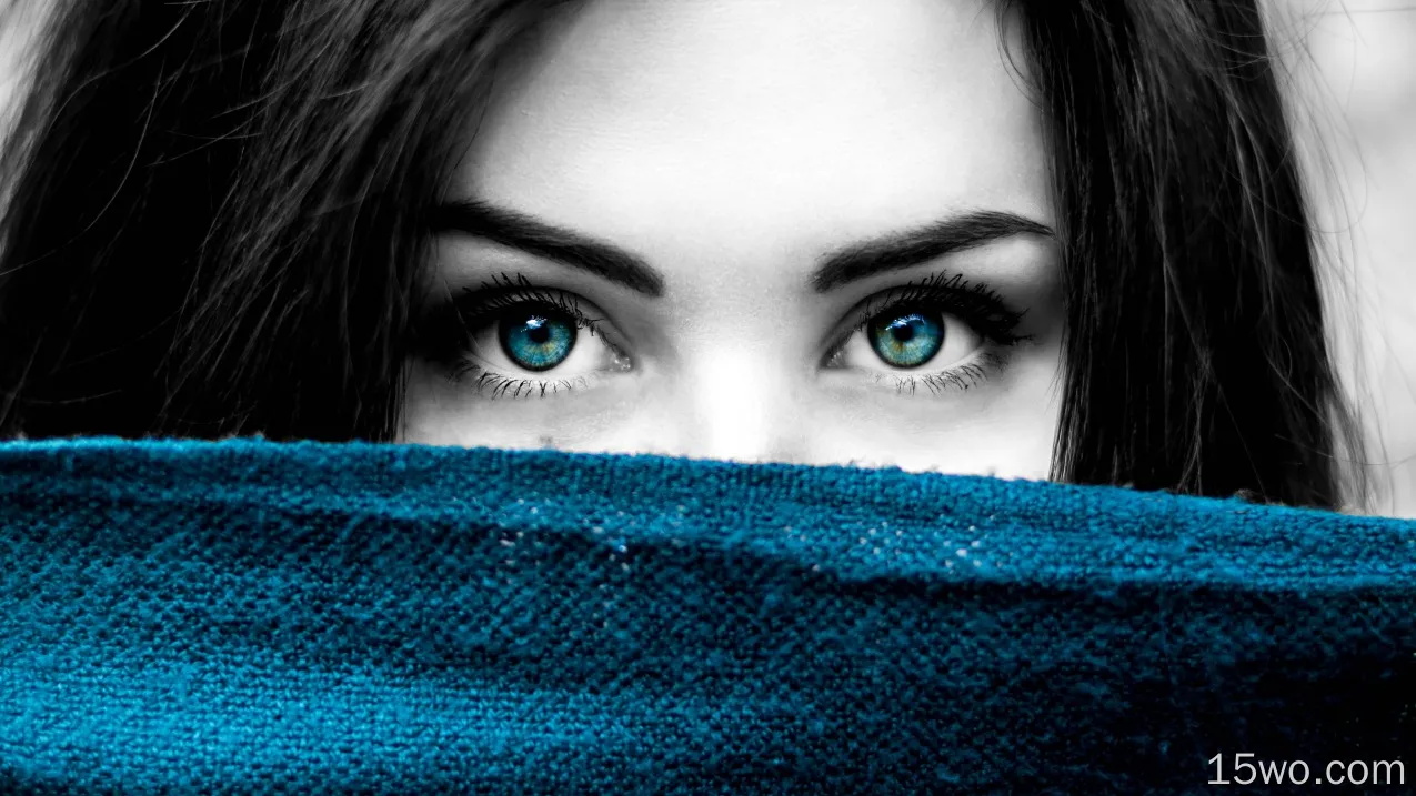 女性 眼睛 Blue Eyes 高清壁纸