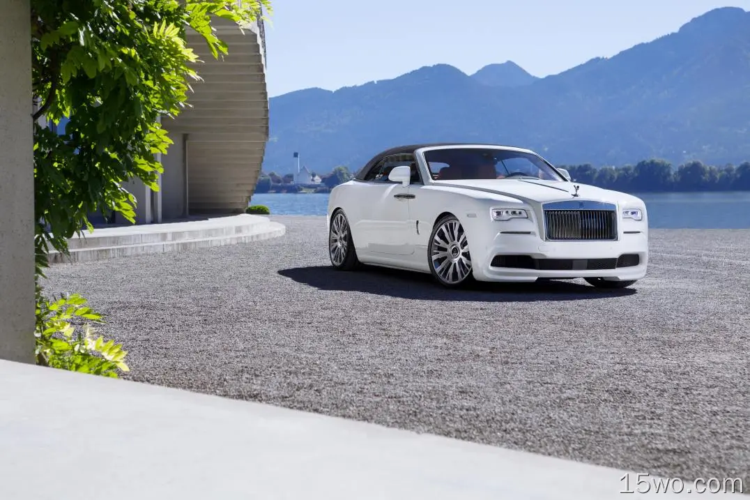 座驾 Rolls-Royce Dawn 劳斯莱斯 White Car 汽车 交通工具 Luxury Car 高清壁纸