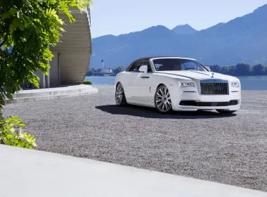 座驾 Rolls-Royce Dawn 劳斯莱斯 White Car 汽车 交通工具 Luxury Car 高清壁纸 4800x3200