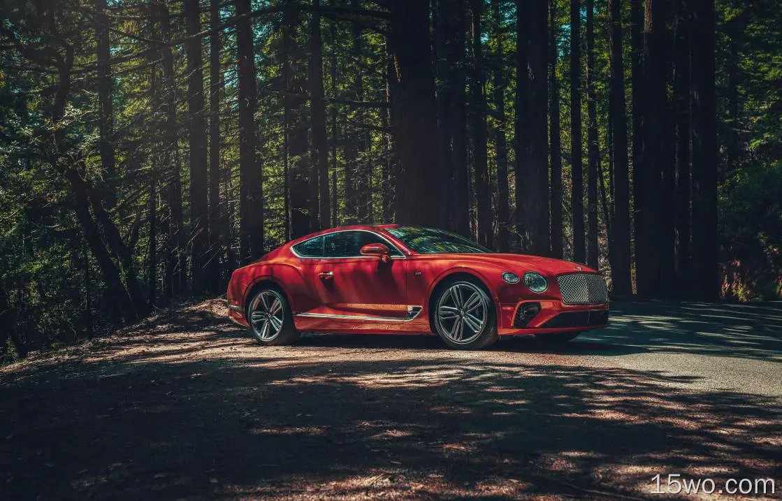 座驾 宾利欧陆GT V8 宾利 Bentley Continental GT 汽车 交通工具 Red Car Luxury Car 高清壁纸