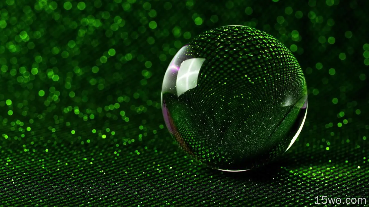 球体，球，透明，绿色