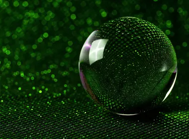 球体，球，透明，绿色 5120x2880