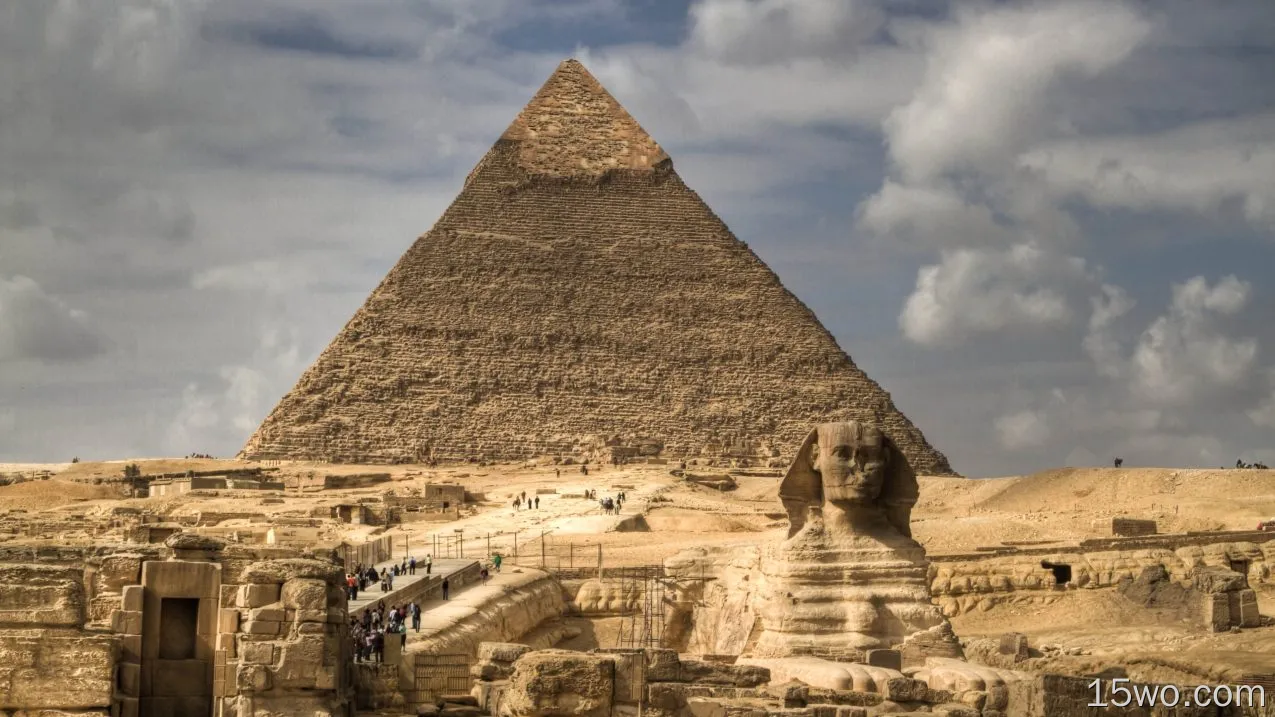 人造 金字塔 埃及 高清壁纸