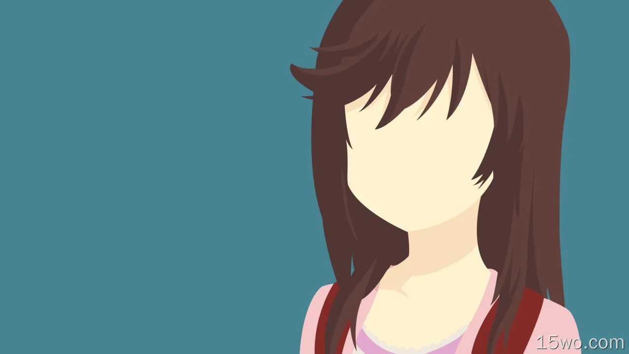 动漫 悠哉日常大王 Hotaru Ichijou Minimalist Anime 女孩 Brown Hair Long Hair Close-Up 高清壁纸