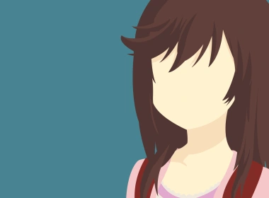 动漫 悠哉日常大王 Hotaru Ichijou Minimalist Anime 女孩 Brown Hair Long Hair Close-Up 高清壁纸 3840x2160
