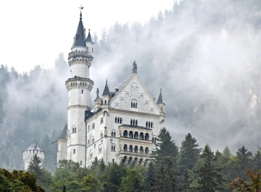 人造 新天鹅堡 城堡 德国 高清壁纸 3840x2160