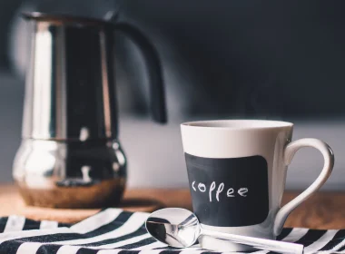 食物 咖啡 Cup Mug Spoon 黑白 高清壁纸 3840x2160