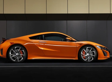 座驾 本田NSX 本田 汽车 交通工具 Orange Car Sport Car Supercar 高清壁纸 5120x2880