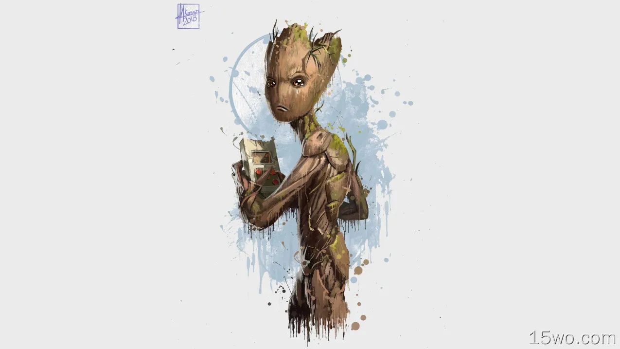 电影 复仇者联盟3：无限战争 Groot 银河护卫队 漫威漫画 高清壁纸