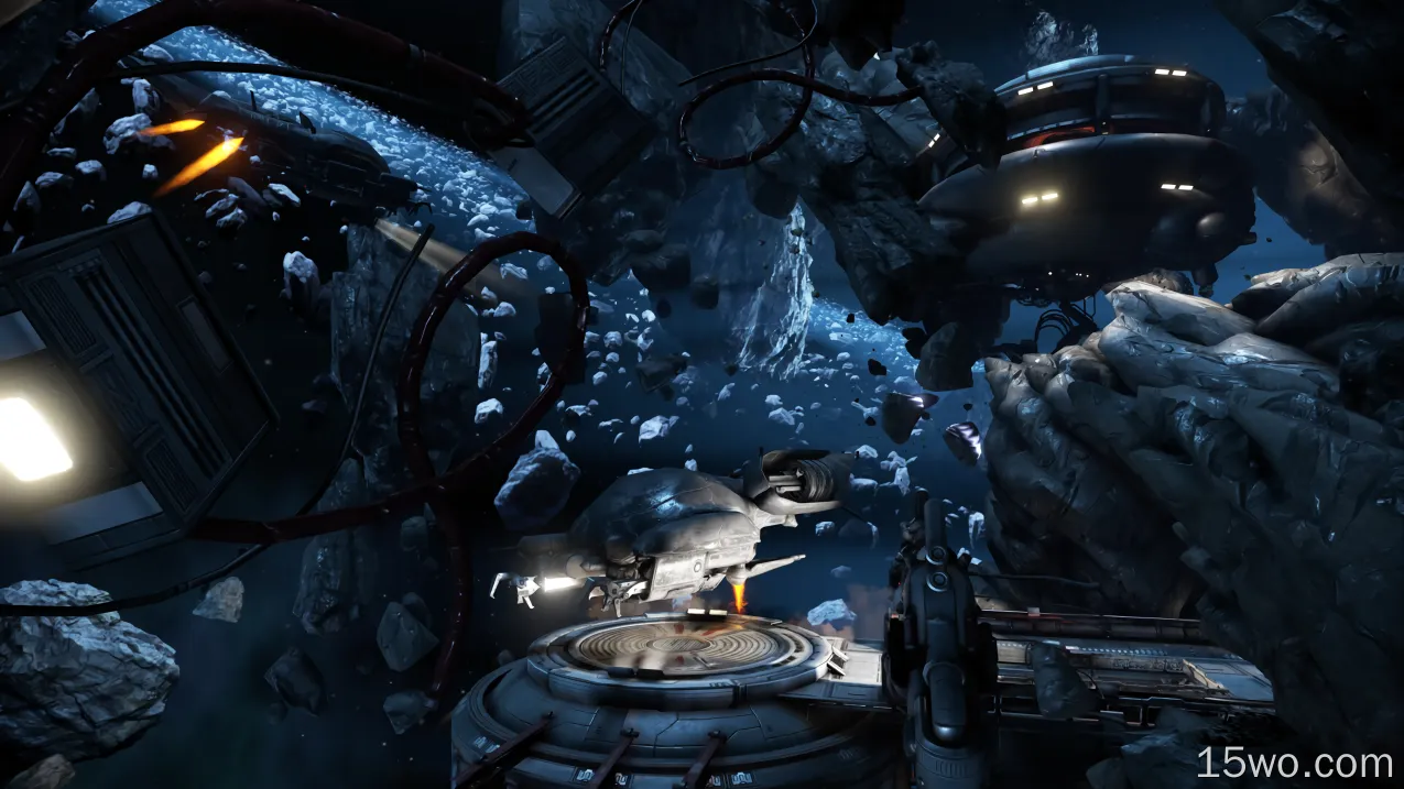 电子游戏 星际战甲 Asteroid 太空 宇宙飞船 科幻 高清壁纸