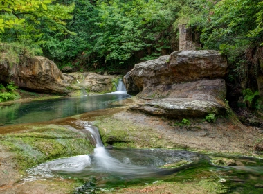 自然 瀑布 森林 岩石 溪流 大自然 高清壁纸 3840x2160