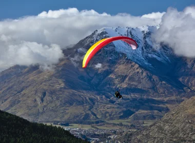 运动 Paragliding Paraglider Tandem 山 风景 高清壁纸 3840x2160