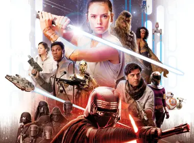 电影 Star Wars: The Rise of Skywalker 星球大战 Kylo Ren Poe Dameron C-3PO Finn Rose Tico Rey Chewbacca 高清壁纸 2346x1833