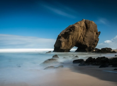 自然 岩石 Santa Cruz 风景 Sea 海滩 高清壁纸 3840x2160