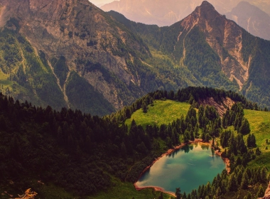 自然 风景 地球 奥地利 山 湖泊 森林 绿色 高清壁纸 3840x2160