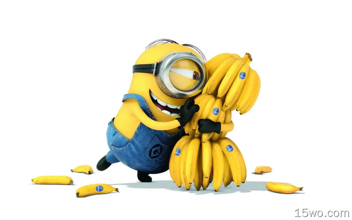 ap08小黄人艺术插画电影可爱的香蕉黄