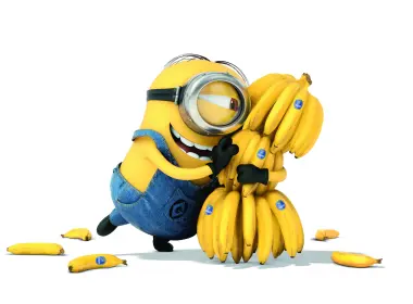 ap08小黄人艺术插画电影可爱的香蕉黄 3840x2400