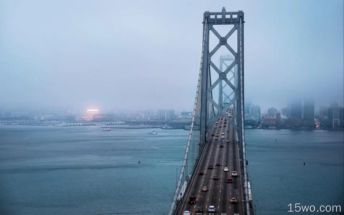 人造 海湾大桥 桥 旧金山 高清壁纸