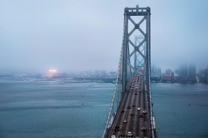 人造 海湾大桥 桥 旧金山 高清壁纸  2560x1600