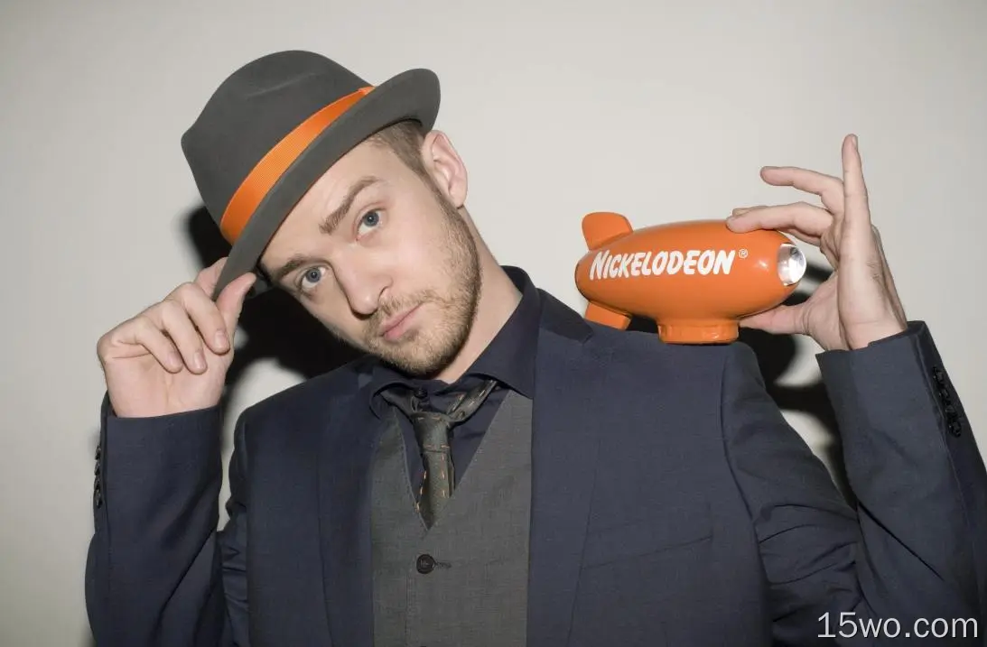 音乐 Justin Timberlake 歌手 美国 Hat Nickelodeon Suit Blue Eyes American Singer 高清壁纸