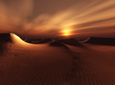 自然 日落 地球 大自然 Sand Dune 风景 沙漠 高清壁纸 3840x2160