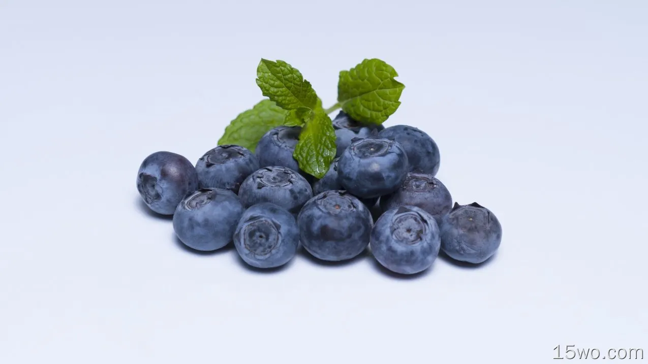 食物 蓝莓 Mint 浆果 高清壁纸