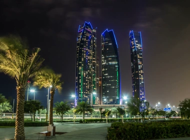 人造 Etihad Towers Abu Dhabi 阿拉伯联合酋长国 建筑 高清壁纸 3840x2160