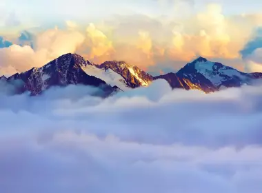 喜马拉雅山,马特洪峰,山脉,性质,气氛,壁纸,2560x2560 2560x2560
