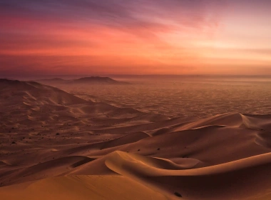 自然 沙漠 Sand 地球 摩洛哥 日落 Dune Horizon 高清壁纸 3840x2160