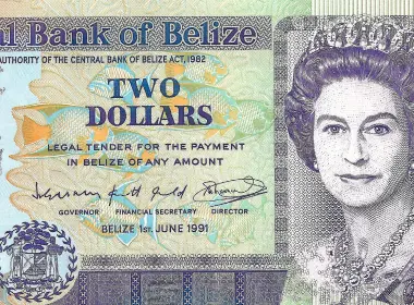人造 Belizean Dollar 货币 高清壁纸 3650x1459