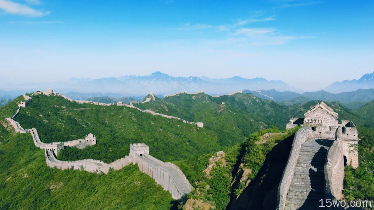 人造 中国长城 纪念建筑 中国 高清壁纸