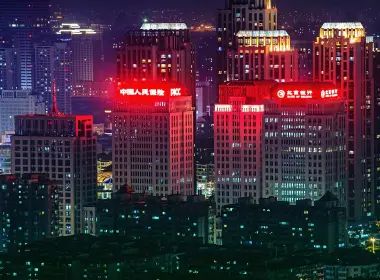 上海,城市,电力,公寓,塔块,壁纸,6400x3600 6400x3600