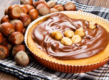 食物 甜点 Hazelnut 巧克力 派 甜食 高清壁纸 3840x2160