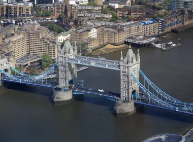 人造 伦敦塔桥 桥 伦敦 城市 河流 高清壁纸 3840x2160