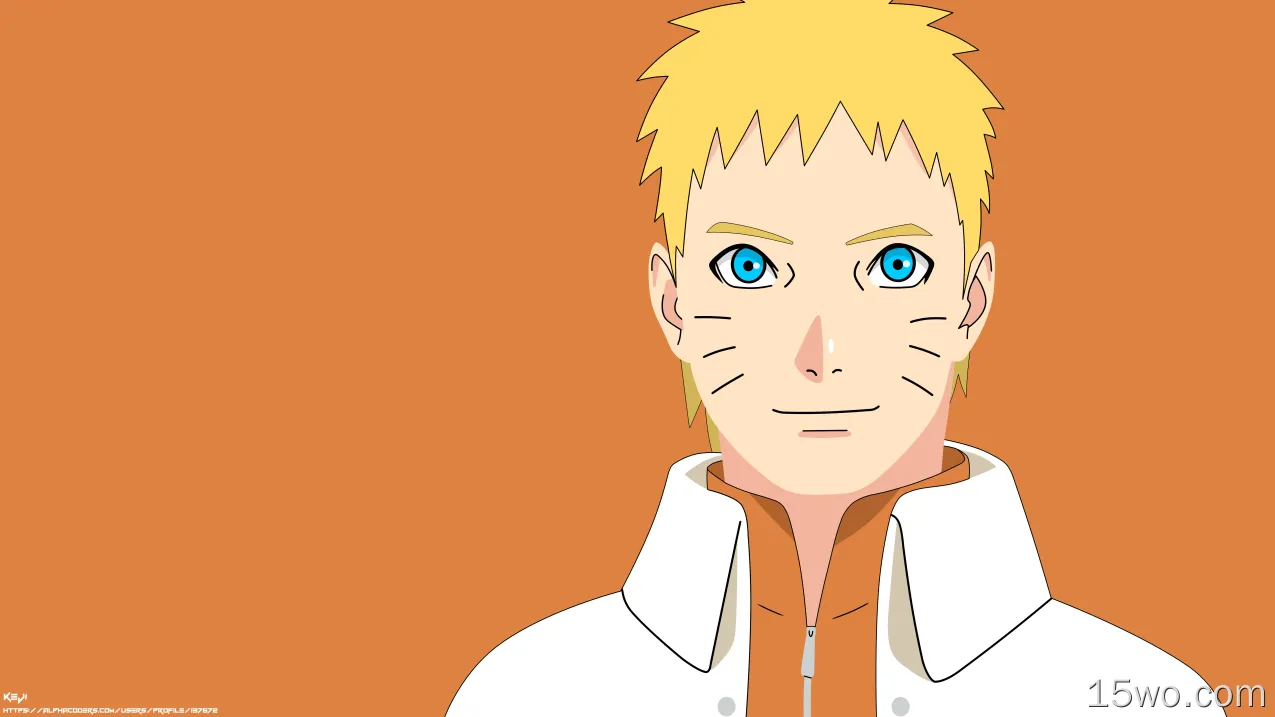动漫 博人传 火影忍者 Naruto Uzumaki Boruto Boruto: Naruto Next Generations Hokage Blue Eyes Smile Boy Minimalist 高清壁纸