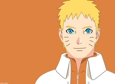 动漫 博人传 火影忍者 Naruto Uzumaki Boruto Boruto: Naruto Next Generations Hokage Blue Eyes Smile Boy Minimalist 高清壁纸 7680x4320