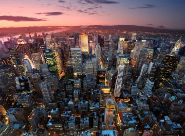 人造 纽约 城市 美国 摩天大楼 建筑 Cityscape USA 高清壁纸 3840x2160