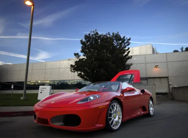 座驾 法拉利458 法拉利 交通工具 Red Car Sport Car 高清壁纸 3840x2160
